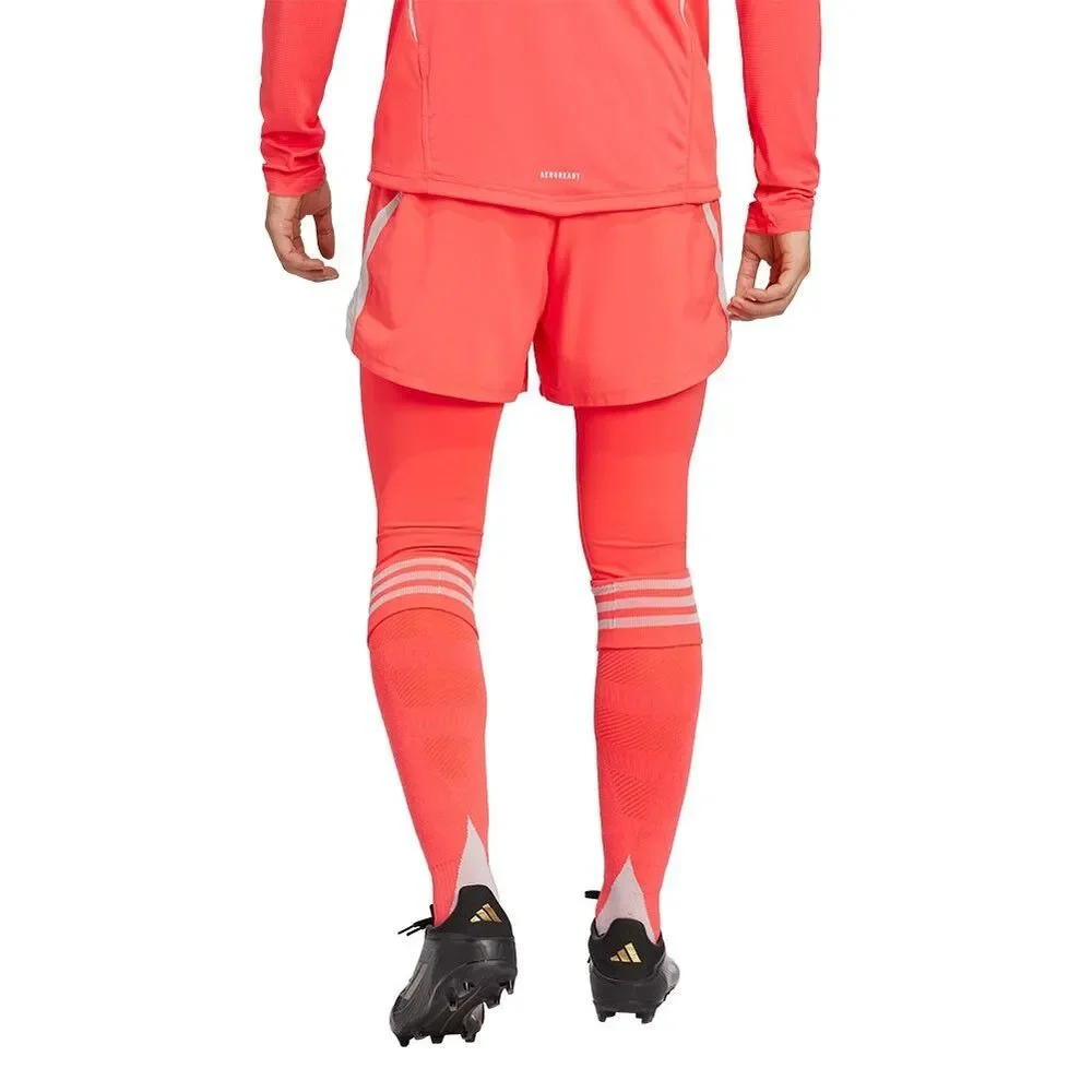 Adidas Tiro 25 Pro Goalkeeper Tights/Shorts Shock Red JH3311 Men's Large NEW